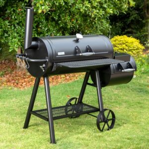 Charcoal BBQ Smoker Offset Barrel