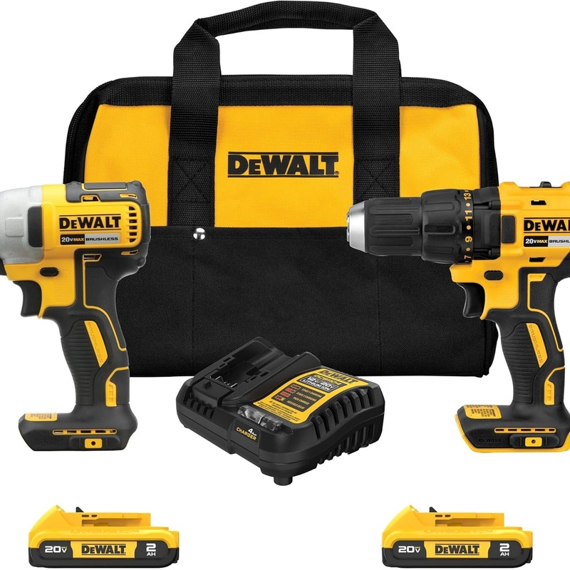 Cordless Drill Driver 20V Brushless Kit