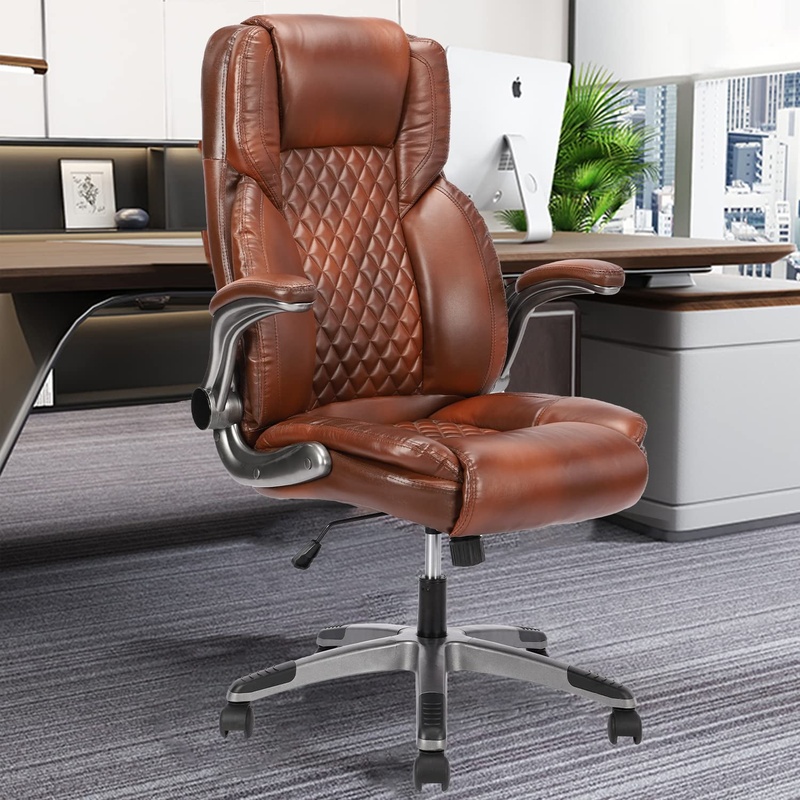 Executive Office Chair Leather Ergonomic