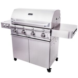 Gas BBQ Grill 4-Burner Stainless Steel